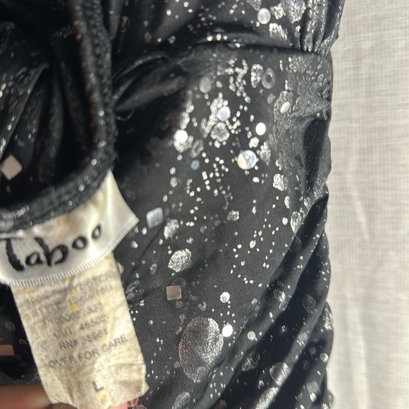 TABOO VINTAGE Y2K SPARKLE BODY-CON DRESS (L) - Picture 5 of 7